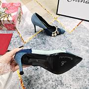 Dolce Gabbana Patchwork Denim Pumps 9cm - 5