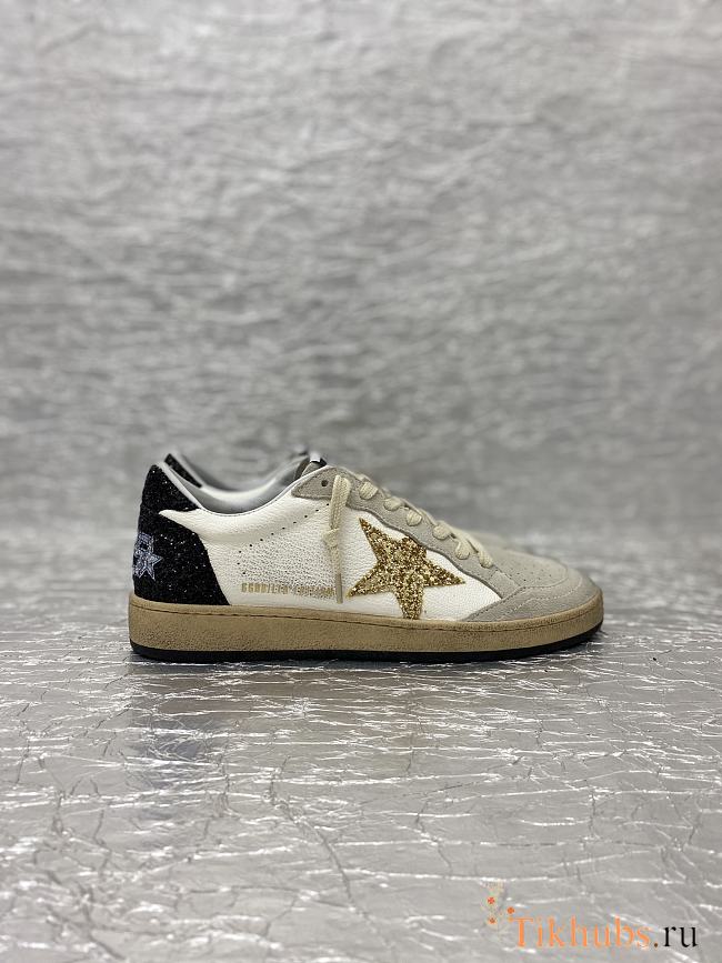 Golden Goose Ball Star Suede Glitter Star Sneaker - 1