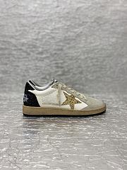 Golden Goose Ball Star Suede Glitter Star Sneaker - 1