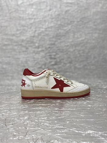 Golden Goose Deluxe Ball Star Sneakers White Red