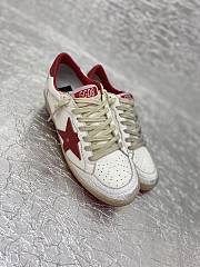 Golden Goose Deluxe Ball Star Sneakers White Red - 5