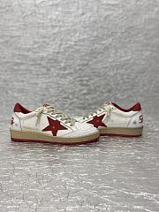 Golden Goose Deluxe Ball Star Sneakers White Red - 3