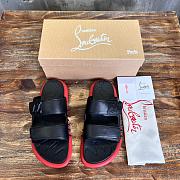 Christian Louboutin Black Slides 02 - 1