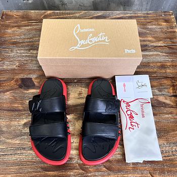 Christian Louboutin Black Slides 02