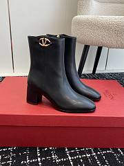 Valentino Vlogo Ankle Boot 70mm Black - 1