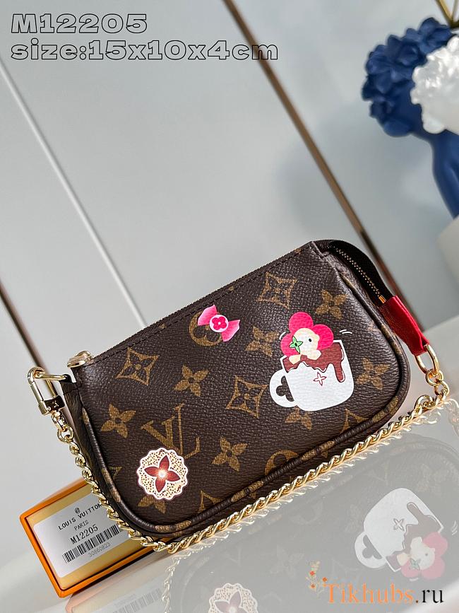 Louis Vuitton LV Mini Pochette Accessoires 15.5x10.5x4cm - 1