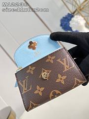 Louis Vuitton LV Rosalie Coin Blue 11x8x2.5cm - 5