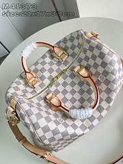 Louis Vuitton Damier Azur Speedy 30cm With Shoulder Strap Bag N41001 - 6