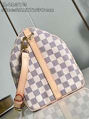 Louis Vuitton Damier Azur Speedy 30cm With Shoulder Strap Bag N41001 - 4