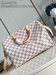 Louis Vuitton Damier Azur Speedy 30cm With Shoulder Strap Bag N41001 - 2