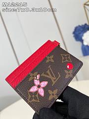 Louis Vuitton LV Charms Card Holder Red 10.2x7.3x0.3cm - 2