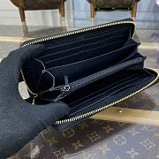 Gucci GG Marmont Zip Around Wallet Black Gold 19x10x2.5cm - 2