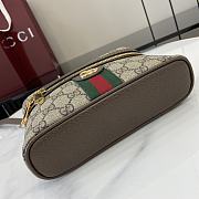 Gucci Ophidia Super Mini Shoulder Bag Brown 20x12x6cm - 4