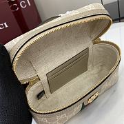 Gucci Ophidia Super Mini Shoulder Bag Beige 20x12x6cm - 2