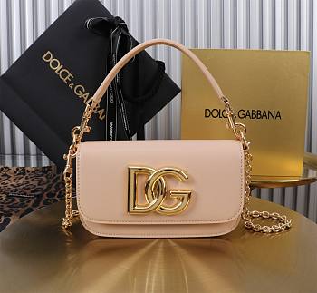 Dolce & Gabbana 3.5 Crossbody Bag Pink 19x11x5cm