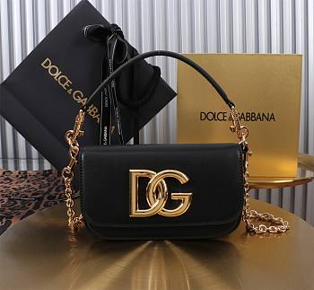 Dolce & Gabbana 3.5 Crossbody Bag Black 19x11x5cm