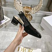 Dior Miss Paris Slingback Pump Black Patent Calfskin 4cm - 4