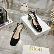 Dior Miss Paris Slingback Pump Black Patent Calfskin 4cm - 2