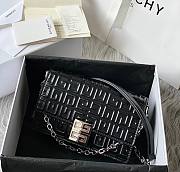 Givenchy 4G Embossed Leather Black Bag 20x13x5cm - 1