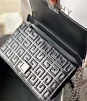 Givenchy 4G Embossed Leather Black Bag 20x13x5cm - 5