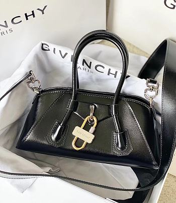 Givenchy Padlock Handbag Black 22x12x8cm