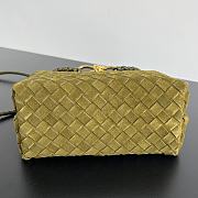 Bottega Veneta Small Andiamo Green Suede 25x22x10.5cm - 3