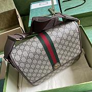 Gucci Ophidia Medium Messenger Bag Brown 28x22x8cm - 4