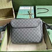 Gucci Ophidia Medium Messenger Bag Grey 28x22x8cm - 2