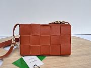 Bottega Veneta Cassette Orange Shoulder Bag 23x15x5.5cm - 6