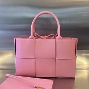 Bottega Veneta Small Arco Tote Bag Pink 30x20x11.5cm - 1