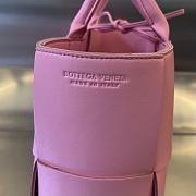 Bottega Veneta Small Arco Tote Bag Pink 30x20x11.5cm - 2