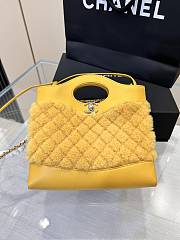 Chanel 23A Mini 31 Bag Yellow 22x23x5.5cm - 5