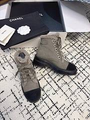 Chanel Grey Boot - 2