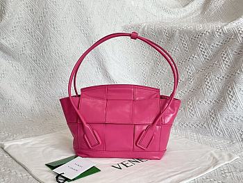 Bottega Veneta Arco Pink Bag 23x21x9cm