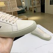 YSL Court Classic White Sneaker - 5