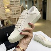 YSL Court Classic White Sneaker - 3