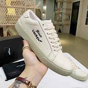 YSL Court Classic White Sneaker - 2