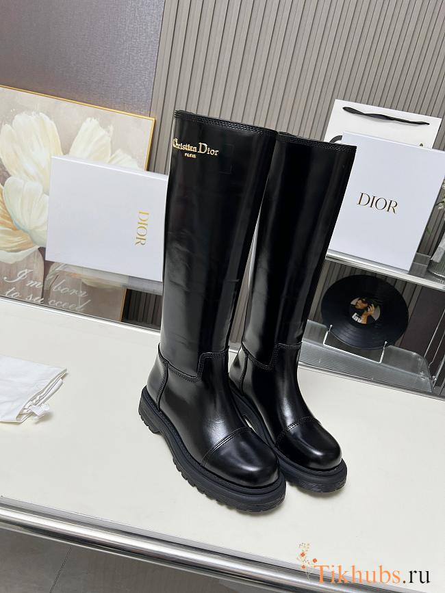 Dior Diorebel Boot Black Brushed Calfskin - 1