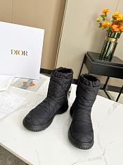 Dior Frost Ankle Boot Black Nylon Shearling - 4