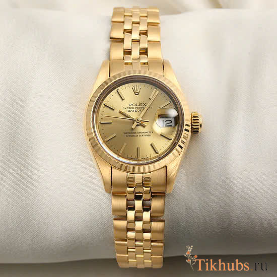 Rolex Lady DateJust Yellow Gold Jubilee Bracelet 26mm - 1