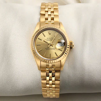 Rolex Lady DateJust Yellow Gold Jubilee Bracelet 26mm