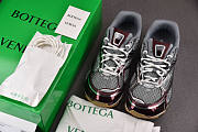 Bottega Veneta Orbit Metallic Rubber Mesh Sneakers Wine - 2