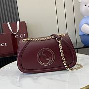 Gucci Red Blondie Small Shoulder Bag 26x16x8cm - 1