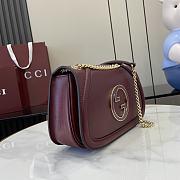 Gucci Red Blondie Small Shoulder Bag 26x16x8cm - 5