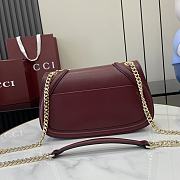 Gucci Red Blondie Small Shoulder Bag 26x16x8cm - 3