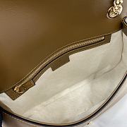 Gucci Blondie Small Shoulder Bag Light Brown Suede 26x16x8cm - 2