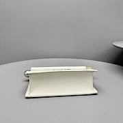 Jacquemus La Petite Pochette Leather Clutch White 19.5x14.5x6.5cm - 5