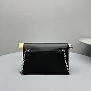 Jacquemus La Petite Pochette Leather Clutch Black 19.5x14.5x6.5cm - 2