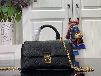 Louis Vuitton LV Nano Madeleine Black 21x12.5x6cm