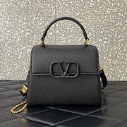 Valentino Small Vsling Black Handbag 22x17x9cm - 1